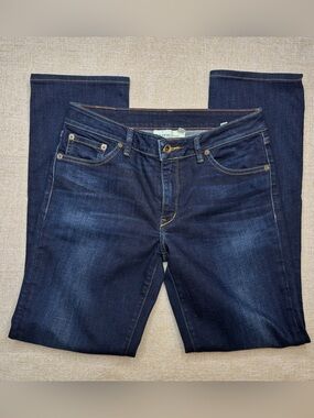 Raleigh Denim Classic Straight Leg Women's Jeans - Dark Blue ~ sz 27